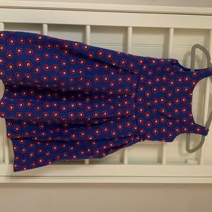 Janie and jack dress red white blue size 4
